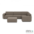Icon deluxe loungeset 6-zits hoek + hocker (rechts) Charcoal