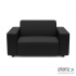 uni loungeset loveseat Wicked Black