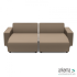 uni loungeset divans Dark Taupe