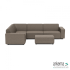 Icon deluxe Loungeset 6-zits hoek + hocker small (links) Charcoal