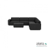 Icon deluxe loungeset 8-zits hoek + hocker S (rechts) Anthracite
