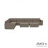 Icon deluxe loungeset 10-zits hoek + 2 hockers S (links) Charcoal