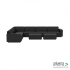 Icon deluxe loungeset 10-zits hoek + 2 hockers S (links) Anthracite