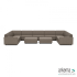 Icon deluxe loungeset U-zits large + 2 hockers Charcoal