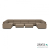 uni loungeset U-zits large + 2 hockers Dark Taupe