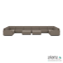 Icon deluxe loungeset U-zits extra large + 2 hockers Charcoal