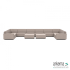 Icon deluxe loungeset U-zits extra large + 2 hockers Light Taupe