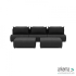 Meubels: Luxury loungeset 330 + 2 Hockers Anthracite
