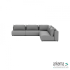Luxury loungeset corner 340x340 Steel (rechts)