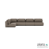 Luxury loungeset 230x450 Links Charcoal