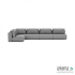 Luxury loungeset 230x450 Links Steel