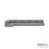 Luxury loungeset corner 560x230 Steel (links)