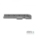 Luxury loungeset corner 560x230 + hocker Steel (rechts)