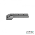 Luxury loungeset corner 450x450 Steel (links)