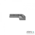 Luxury loungeset corner 340x560 Steel (rechts)