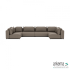 Luxury loungeset u-sofa 230x460x230 Charcoal
