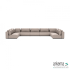 Luxury loungeset u-sofa 340x570x340 Light Taupe