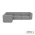 Chill loungeset 6-zits hoek (links) Steel