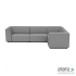 Chill loungeset 6-zits hoek (rechts) Steel