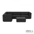 Chill loungeset 6-zits hoek + hocker (links) Anthracite