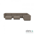 Chill loungeset 10-zits hoek + 2 hockers (rechts) Charcoal