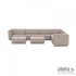 Chill loungeset 10-zits hoek + 2 hockers (rechts) Light Taupe