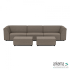 Chill loungeset 6-zits + 2 hockers small Charcoal