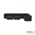 Chill loungeset 10-zits hoek + 2 hockers S (R) Anthracite