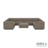 Chill loungeset U-zits + hocker Charcoal