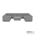 Chill loungeset U-zits + hocker Steel