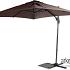 Honolulu Parasol taupe Ø300cm incl. cross base