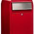 Grande 3001 i RAL 3001 helderrood + RVS klep