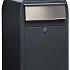 Grande 7016 i RAL 7016 donkergrijs + RVS klep
