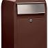 Grande 8017 i RAL 8017 donkerbruin + RVS klep
