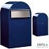 Grande B 5003 i RAL 5003 donkerblauw + RVS klep