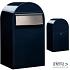 Grande B 5004 i RAL 5004 zwartblauw + RVS klep