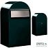Grande B 6064 i COL 6064 zwartgroen + RVS klep