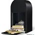 Grande B st9005 i RAL 9005 zwart struktuur + RVS klep