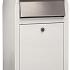 Grande S 9016 i RAL 9016 wit + RVS klep