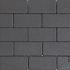 Design brick 8 cm black mini facet komo