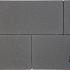 H2O square 60x30x5 cm black
