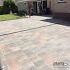 Patio square 60x30x5 cm tricolore