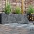Nature top betonklinker 6 cm rusty black mini facet komo