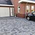 Nature top betonklinker 6 cm nero/grey mini facet komo