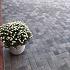 Nature top betonklinker 8 cm nero/grey mini facet komo