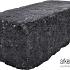 Splitrock hoekstuk trommel 29x13x11 cm antraciet geknipte kopse kant