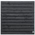 Tuinscherm grenen zwart gespoten, 23-planks (21 + 2) Fulda 180 x 180 cm horizontaal
