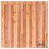 Tuinscherm Marrakesh, Red Class Wood geïmpregneerd ME vuren, RVS-geschroefd, 17-planks (15+2) 180 x 180 cm