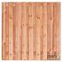 Tuinscherm Tanger, Red Class Wood geïmpregneerd ME vuren, RVS-geschroefd, 19-planks (17+2) 180 x 180 cm