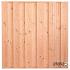 Tuinscherm Saarland, douglas, RVS-geschroefd, 11-planks 180 x 180 cm